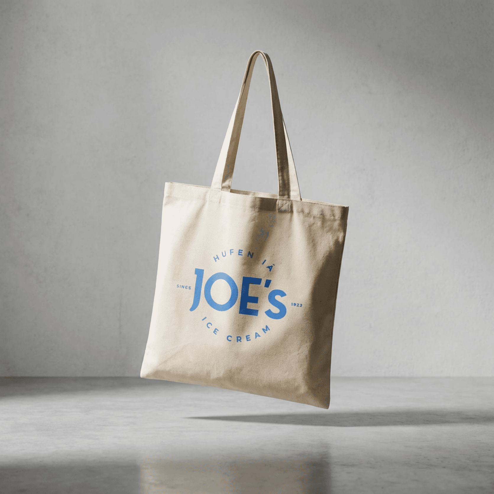 Custom branded tote bag